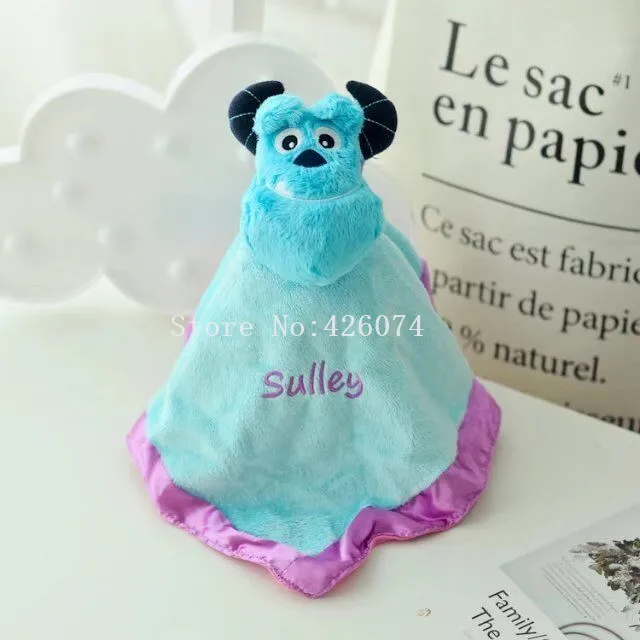 Белый Новые монстры sulley Майк Вазовски комфорта ребенка Полотенца Одеяло с плюшевой подкладкой для девочек и мальчиков, детские мягкие Животные игрушки для детей, подарки - Цвет: Белый