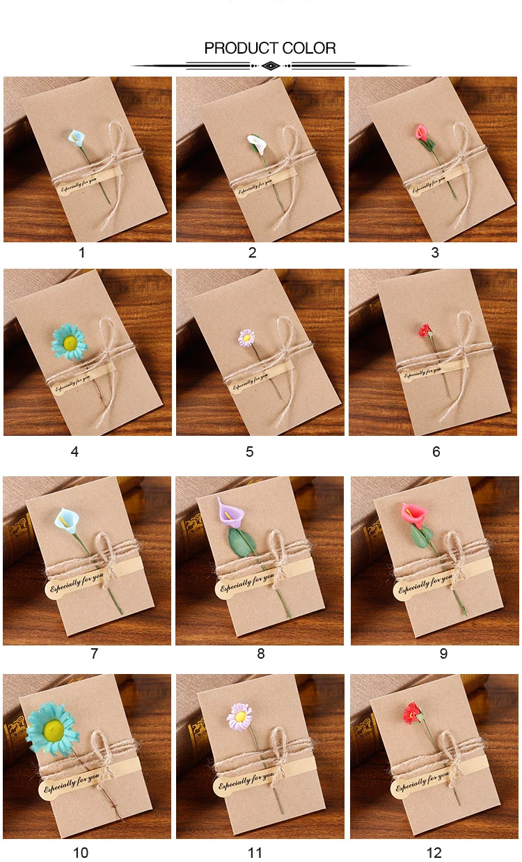 Винтажные свадебные приглашения из крафт бумаги элегантные Пригласительные