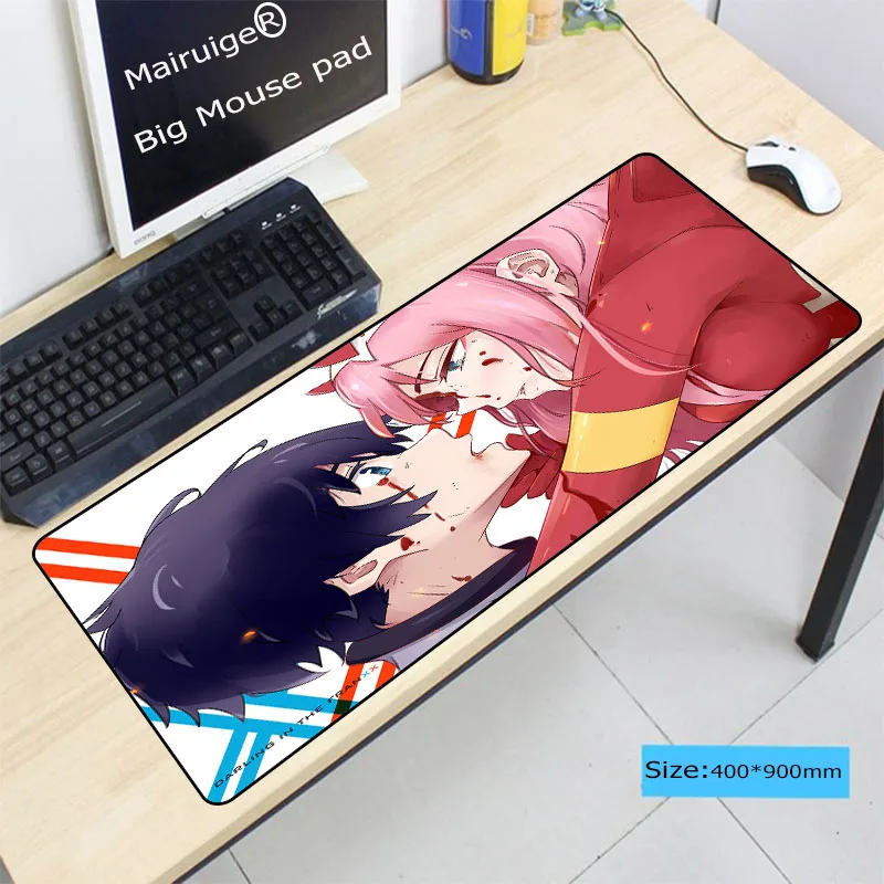 Mairuige мой любимый аниме в FRANXX геймерские игровые коврики большой замок край