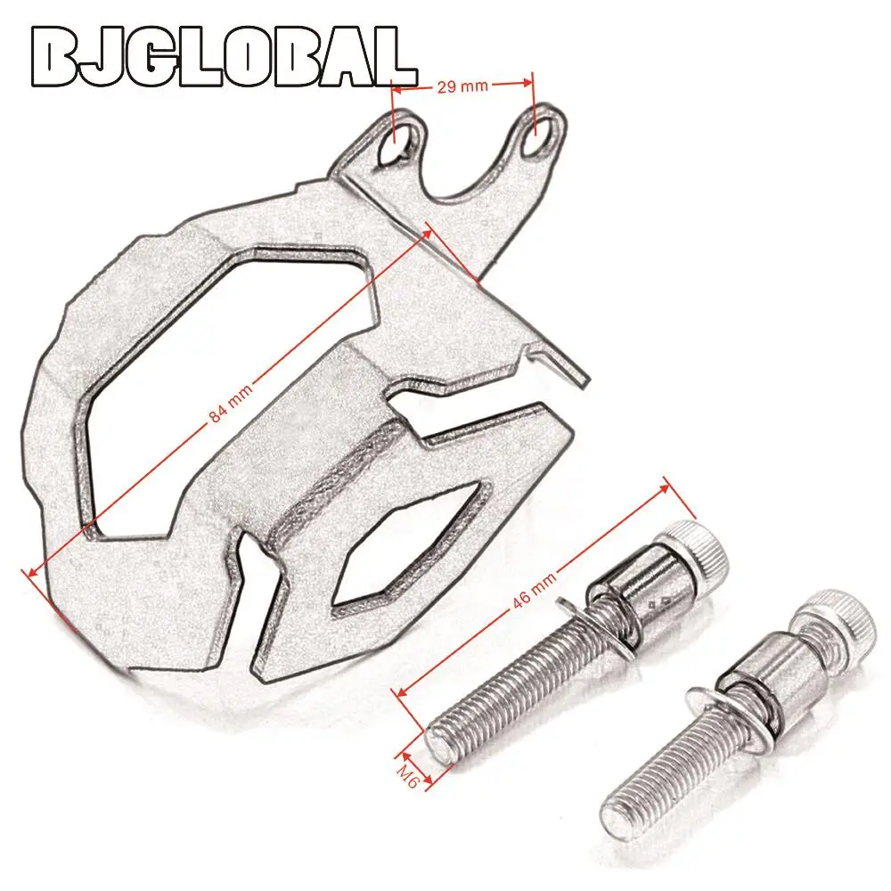 BJGLOBAL Мотоцикл CNC анодированный алюминиевый передний резервуар Защитная крышка