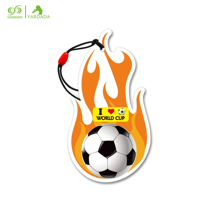 6pcs Flame shape eco-friendly paper air freshener car perfume supply various scents auto hanging support customization |