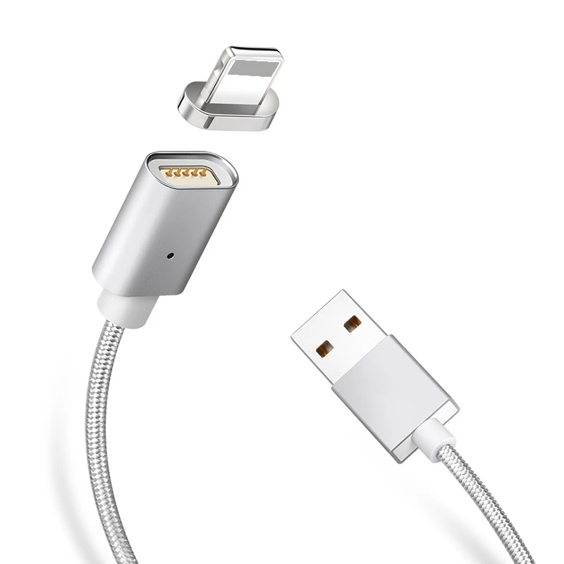 Нейлоновый Плетеный Магнитный зарядный Micro USB кабель для iPhone Samsung Xiaomi Huawei Быстрая