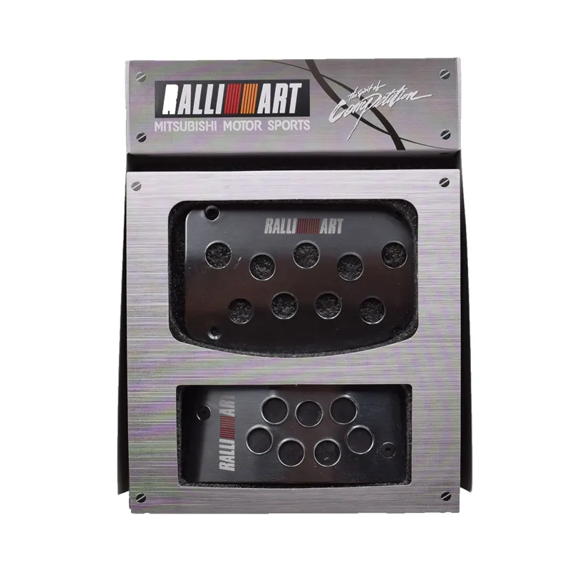 Автомобильные газовые колодки AT Racing Ralliart педали акселератора педаль тормоза для