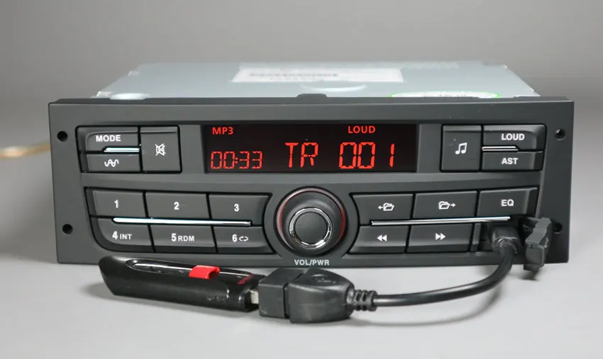 Автомагнитола с USB для Peugeot 207 206 301 308 Citroen C2 Elysee ZX C4 VW Jetta Bora Gol удалена из нового