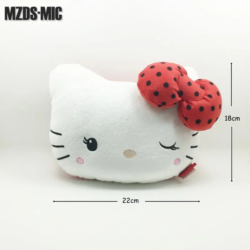 3 вида стилей hello kitty Автомобильный подголовник для шеи плюшевые игрушки мягкие куклы подушка высокого качества подарок для детей - Цвет: Type B