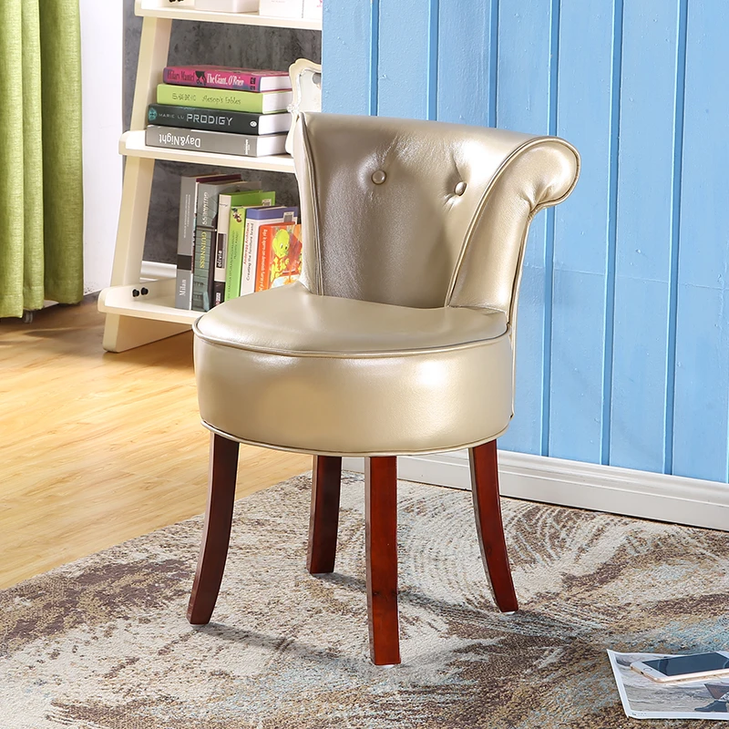 Европейский современный тканевый стул из массива дерева для смены обуви диван и