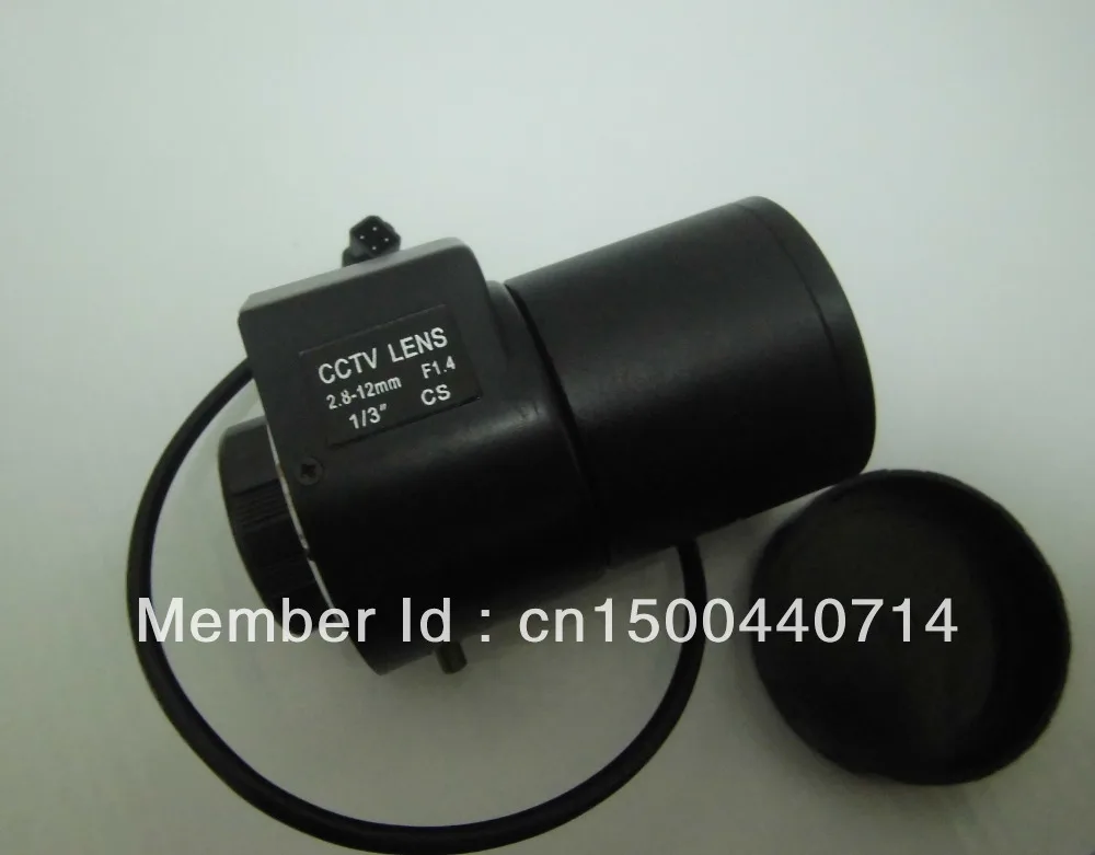 

F1.4 1/3" CS Mount 2.8-12mm DC Auto IRIS Manual Zoom CCTV Lens for Cameras