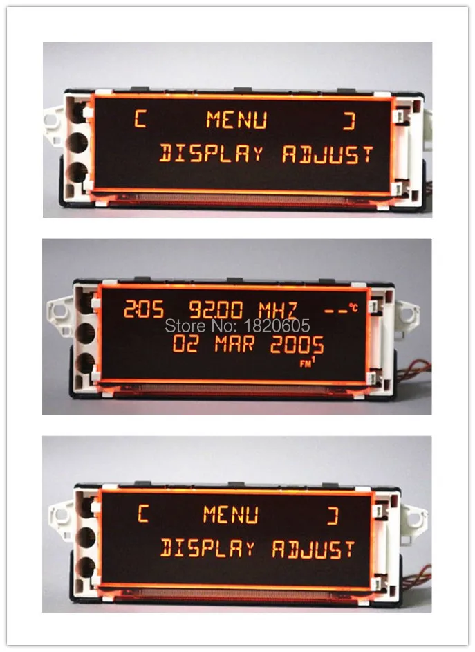 Оригинальный красный экран Поддержка USB Aux дисплей монитор 12 pin для Peugeot 307