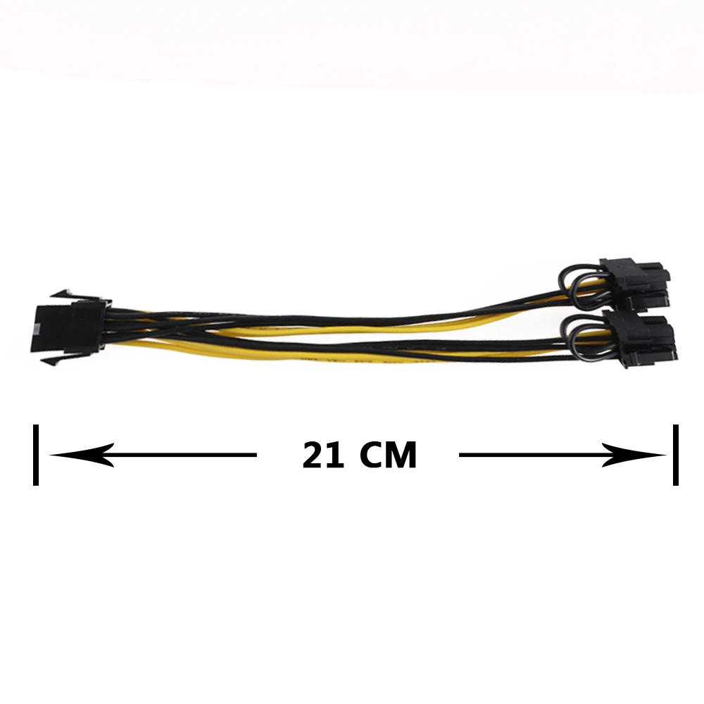 1 шт. 6 Контактный Модуль PCI E гнездовой двойной 8 контактный + 2P Кабель адаптер