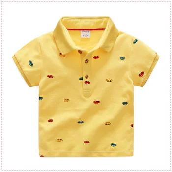 Новинка 2017 года Летняя Детская Хлопковая одежда с короткими рукавами летняя