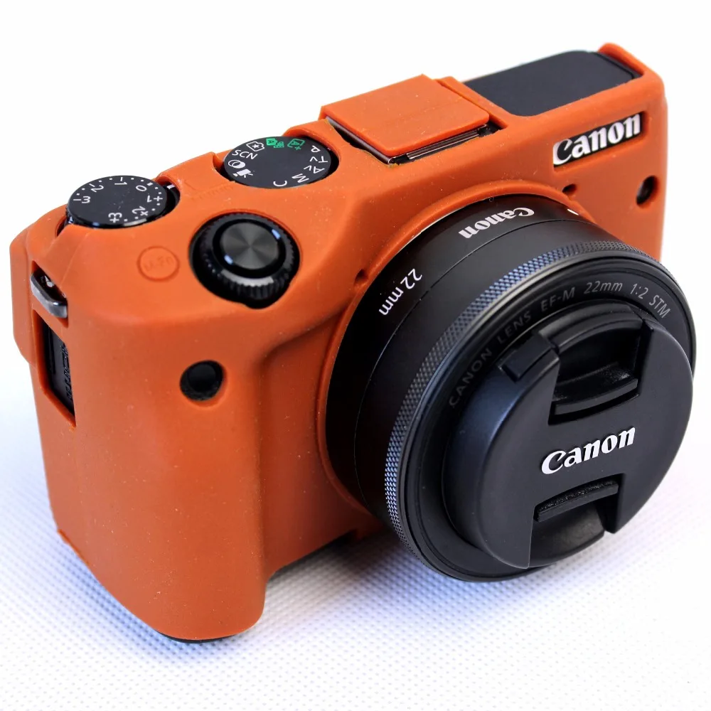 Мягкий силиконовый резиновый защитный корпус для камеры чехол Canon M3 EOS Сумка