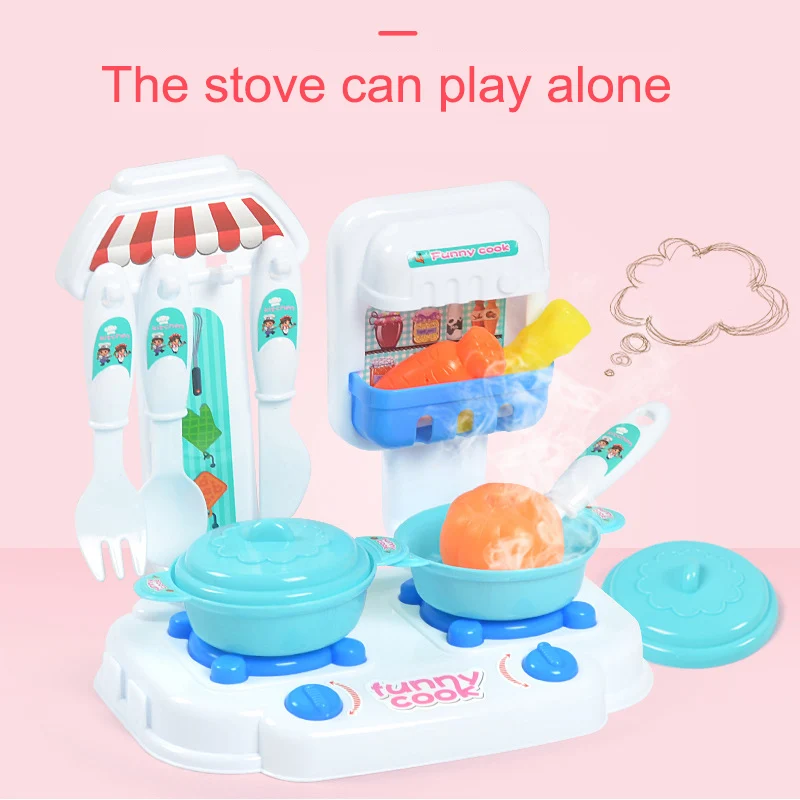 

1 Set Children Kids Girl Toy Role Play Mini Simulation Kitchenware Tableware Cookware M09