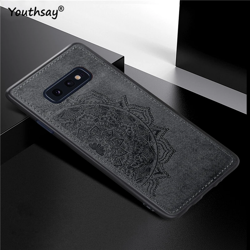 Для samsung Galaxy S10e чехол 3D роскошный тканевый для чехол|Бамперы| |