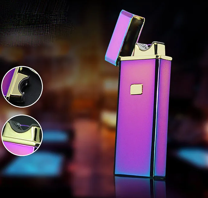 USB импульсная заряжаемая Электронная зажигалка отличный дизайн электрическая