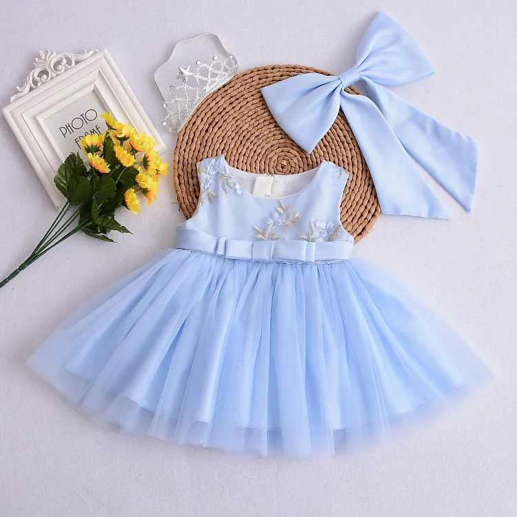 Платья для маленьких девочек с цветами платья на день рождения и свадьбу платье