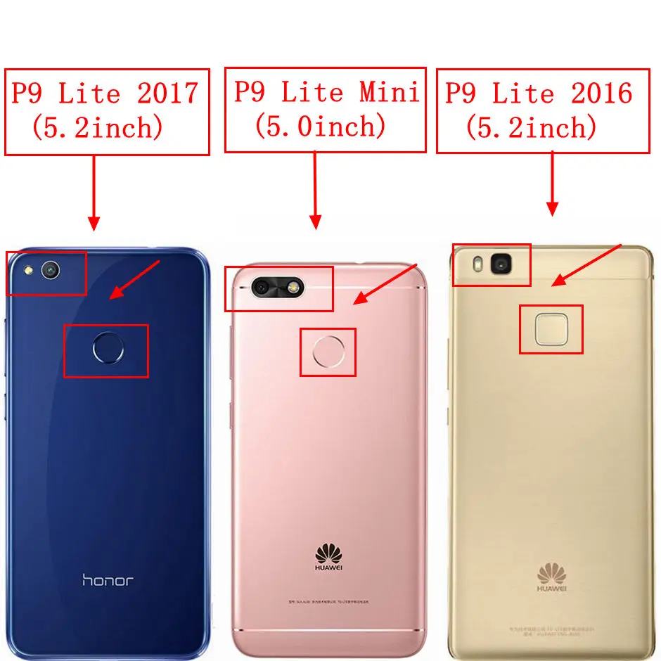 Чехол для Huawei P9 Lite силиконовый чехол карамельного цвета задняя крышка P9lite 2016