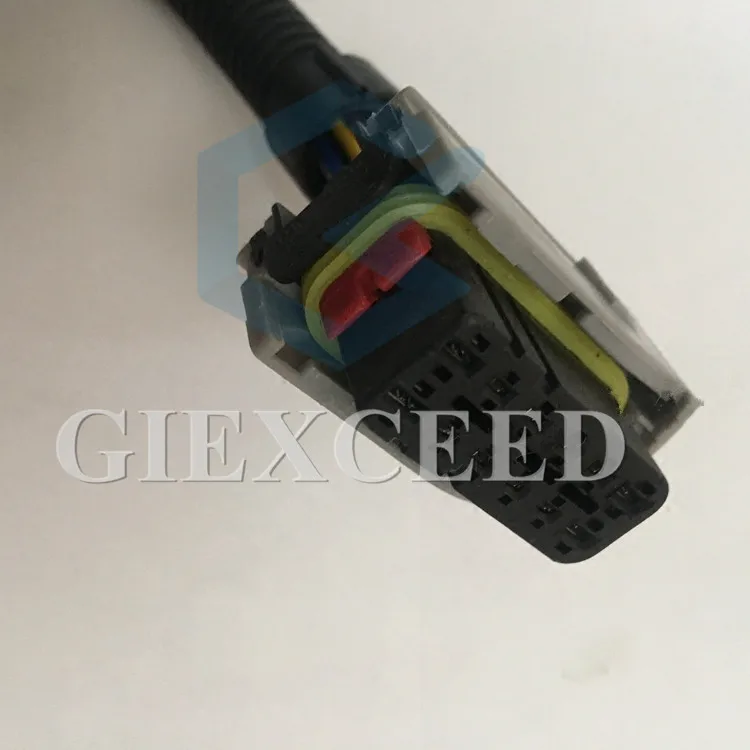 

12 Pin Automotive Urea Pump Plug Connector Wiring Harness Socket AZ1034121035 For Truck HOWO A7 Howard T7H