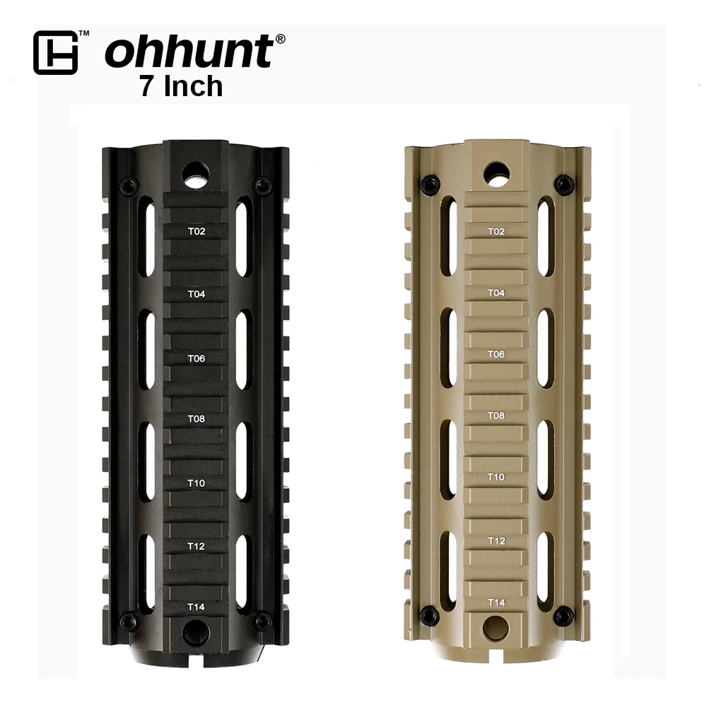 Тактическая направляющая ohhunt из двух частей длиной 6 75 дюйма с четырехъядерным