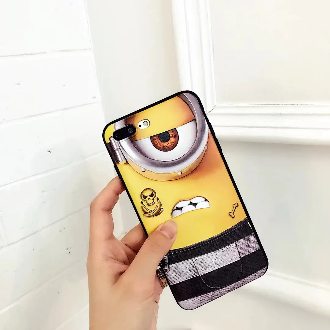Мультфильм чехол для iPhone 7 Чехол прозрачный силиконовый beatutiful цветы Телефонные