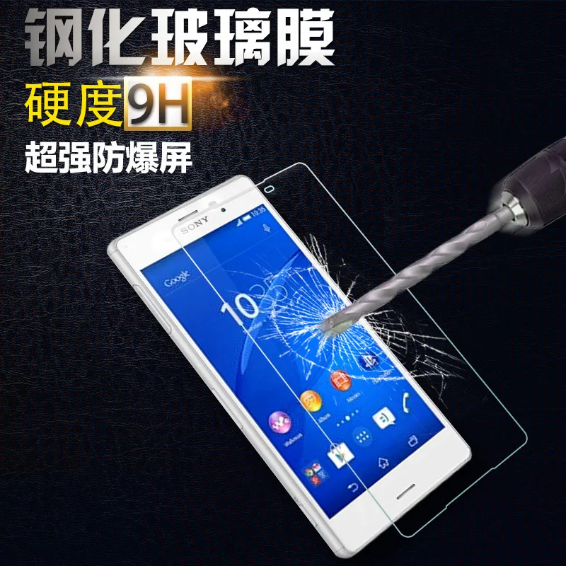 Закаленное стекло для защиты экрана защитная пленка SONY Xperia Z4 Z3 + Dual Z3X Z4V E6553 E6533 5 2