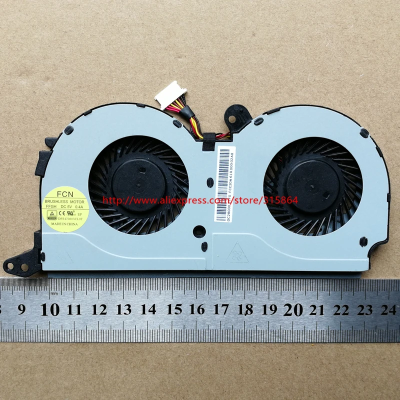 Новый FCN DFS470805CL0T FFGH Вентилятор охлаждения процессора для Lenovo Y40 Y40-70 Y40-70AT Y40-70AM |
