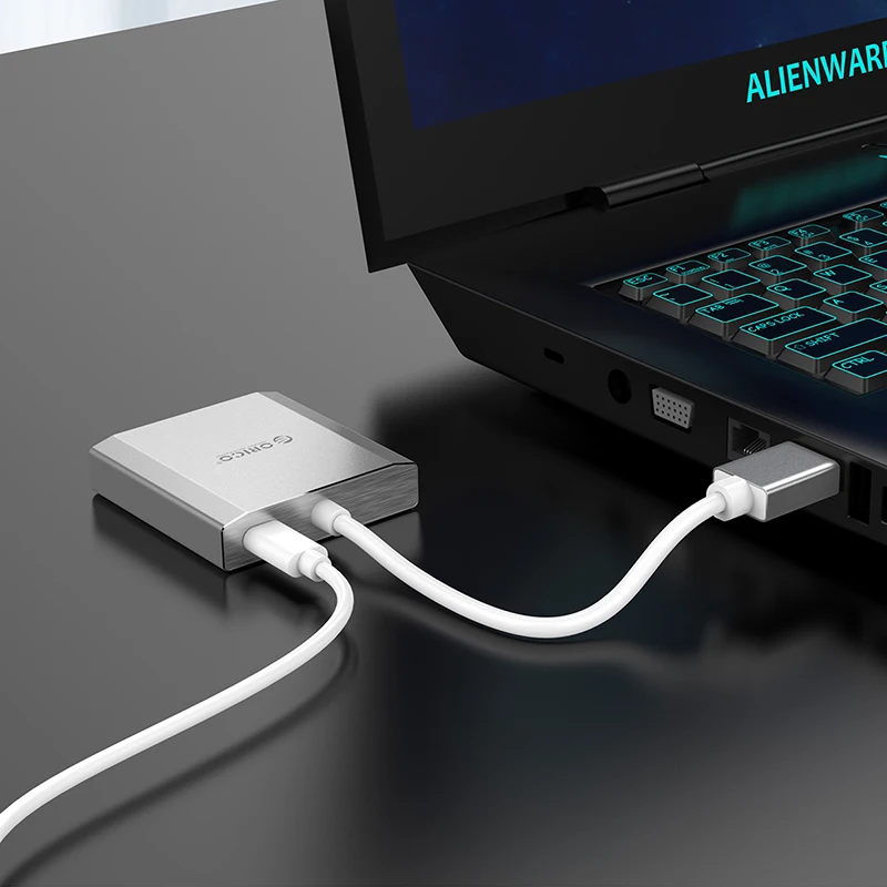 Кабель адаптер ORICO для ПК ЖК дисплей ноутбука проектора HDMI HD двойной DP/M/F проектор