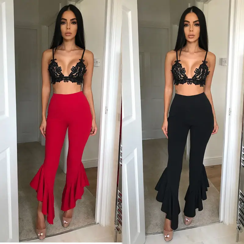 Женские сексуальные летние широкие брюки повседневные свободные Стрейчевые