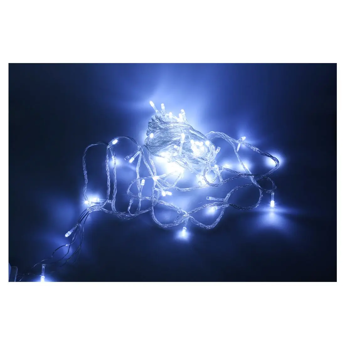 10 м белый светодиодный строка украшения светильник на Рождество Свадебная