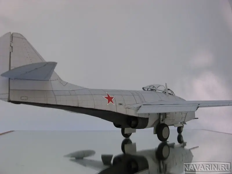 Высококачественный Набор бумажных 3D моделей бывшего Советского Союза MIG 9 fighter
