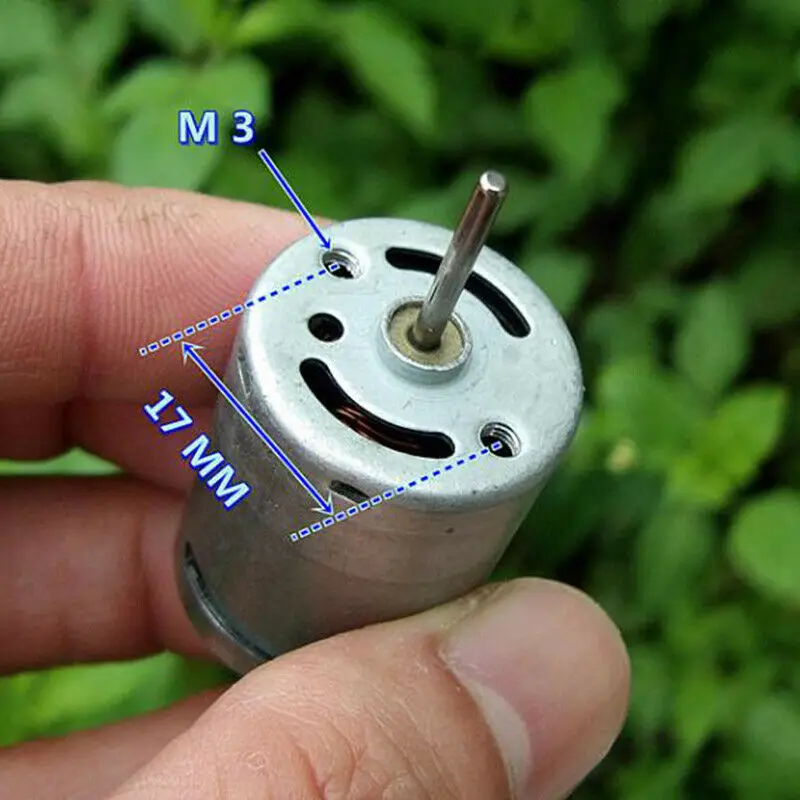 RK-370SD-5528 мини 370 двигатель постоянного тока 5 V-11,1 V 50000 об/мин высокая скорость большой крутящий момент углеродный щеточный двигатель DIY RC автомобиль лодка Водяной пистолет Модель