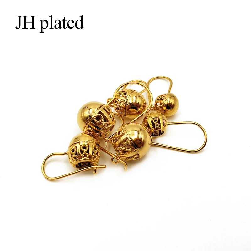 JHplated Мода 2019 Эфиопский Ближний Восток Африканский 24K золотой цвет шар маленькие