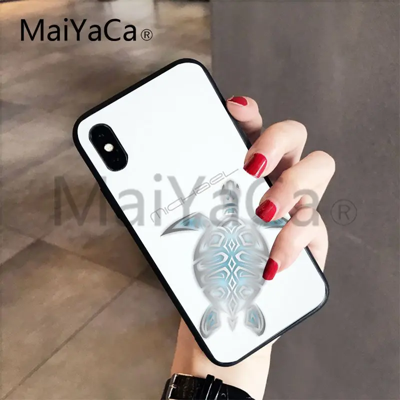 2 MaiYaCa морская черепаха Аква Мягкий ТПУ узор чехол для телефона задняя крышка Coque для iphone 5 5s 5c SE и 6 6s 7 7plus 8 8plus чехол для телефона - Цвет: 2