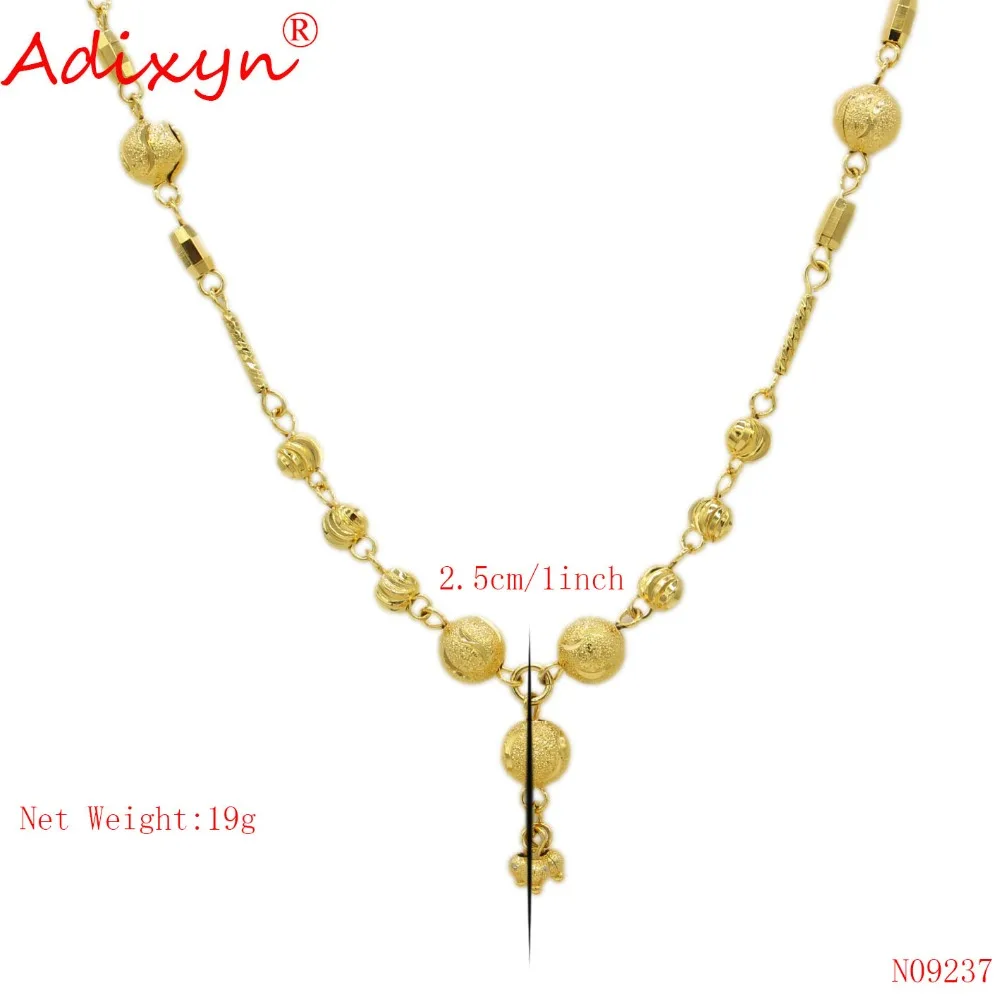 Adixyn золотые подвески ожерелья модные ювелирные изделия для женщин подарок