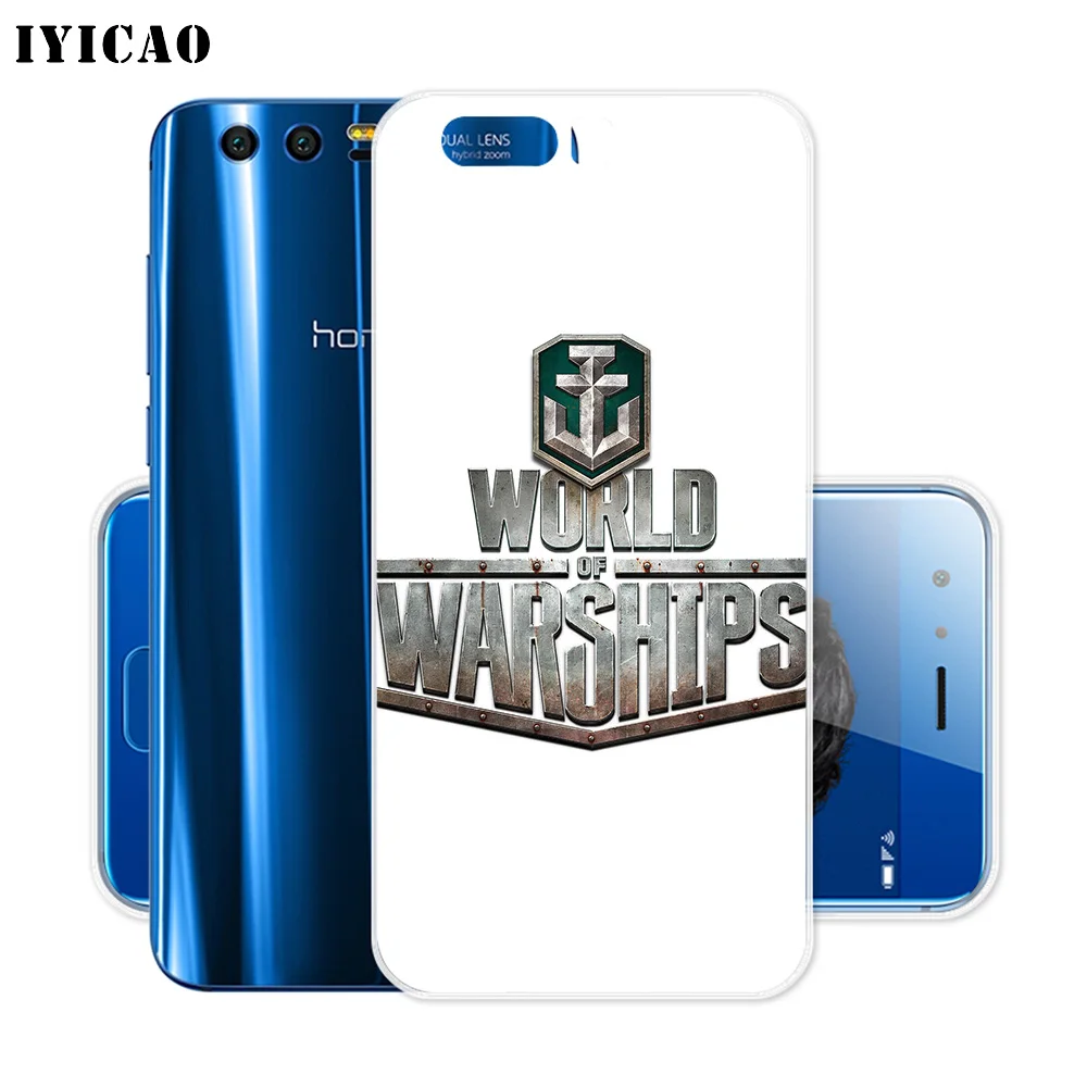 IYICAO World Of Warships Мягкий силиконовый чехол для Huawei Y9 Y7 Y6 Prime 2018 Honor 8C 8X 8 9 10 Lite 7X 7C 6A 7A Pro |