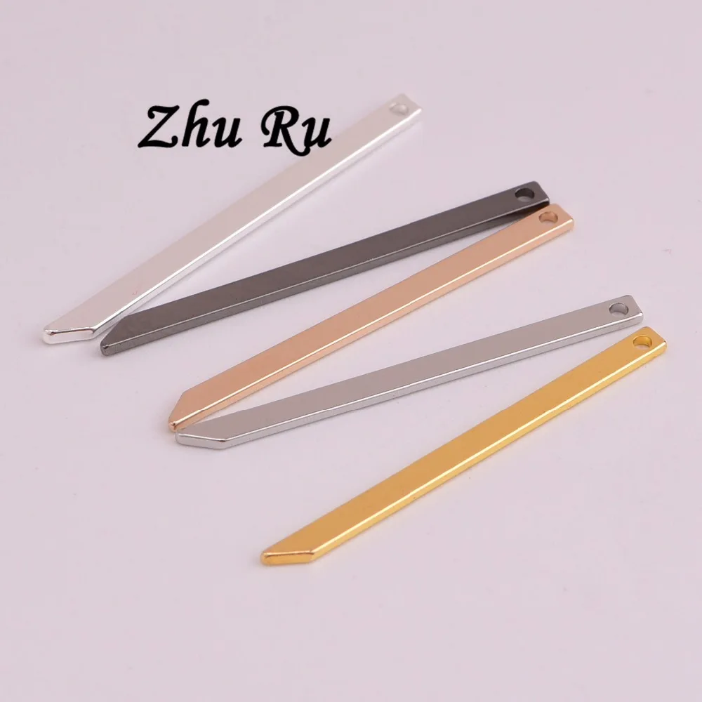 ZHU RU 20 шт./лот 30*2 мм длинные стержневые палочки-наклейки наконечник прямоугольной
