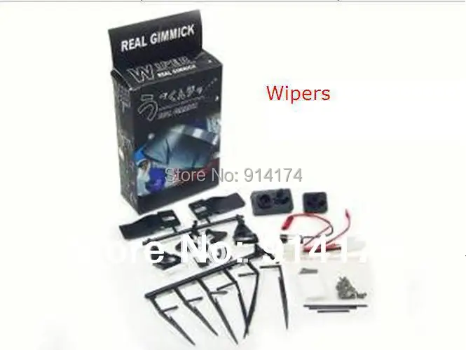 

YUKALA RC Car accessories r/c car parts electric wipers with motor for 1/10 R/C car