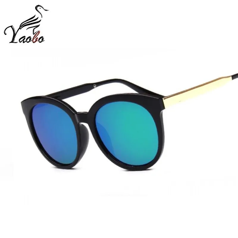 Овальные Солнцезащитные очки в стиле ретро Большие зеркальные солнцезащитные