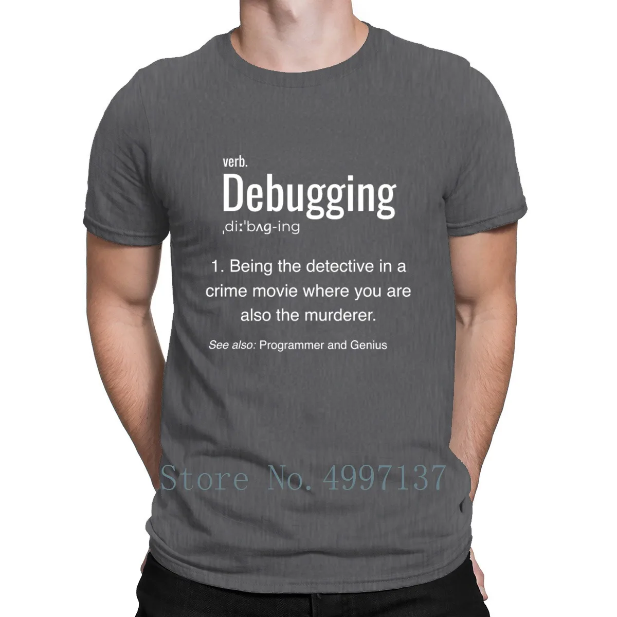 Debugging Definition Programmer Coder Developer футболка с буквенным принтом размер S-3xl летняя
