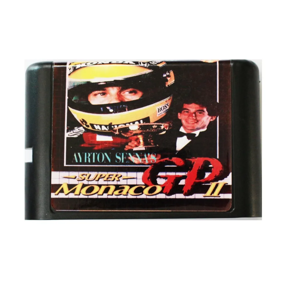 Супер Гран При Монако 2 16 бит MD карточная игра для Sega игры SEGA Mega Drive Genesis |