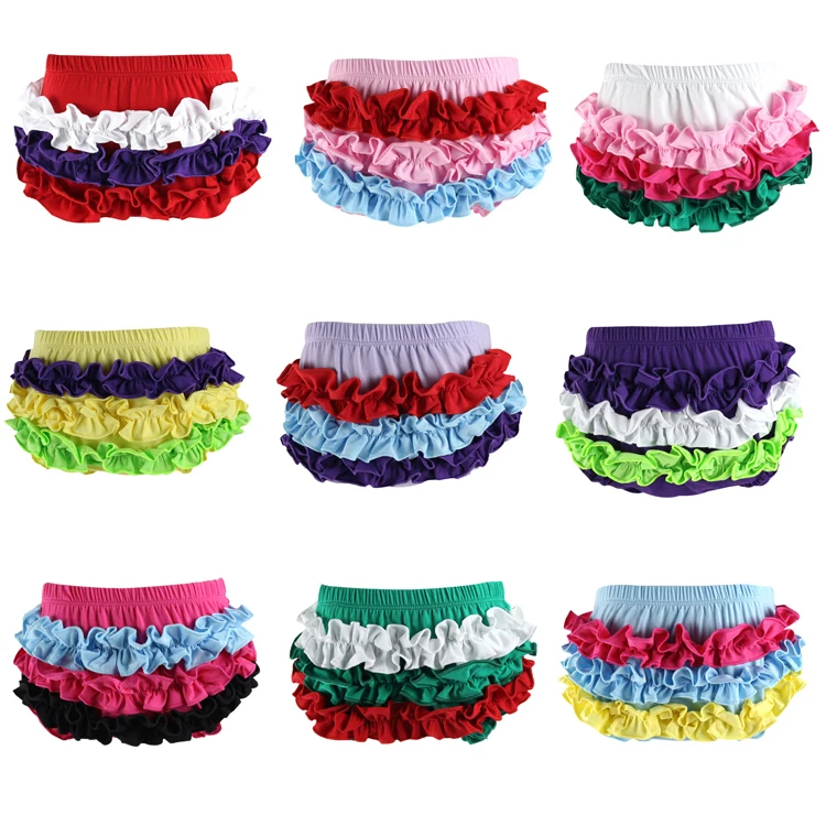 Модные брошенные Новорожденные рождественские праздничные хлопковые трусики с