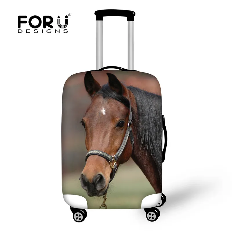 FORUDESIGNS/Аксессуары для путешествий чехол чемодана Crazy Horse эластичные Защитные