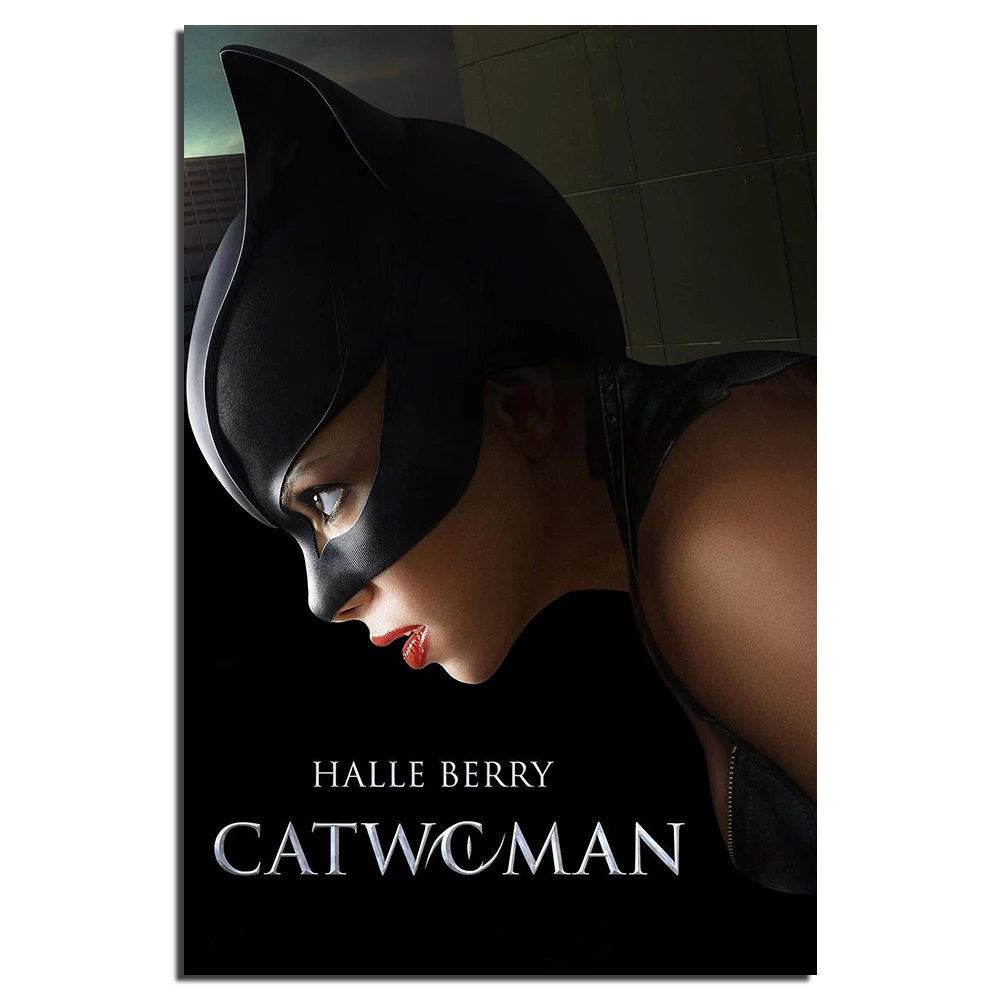 Фото Постер Catwoman холст с принтом Настенная картина для гостиной домашний