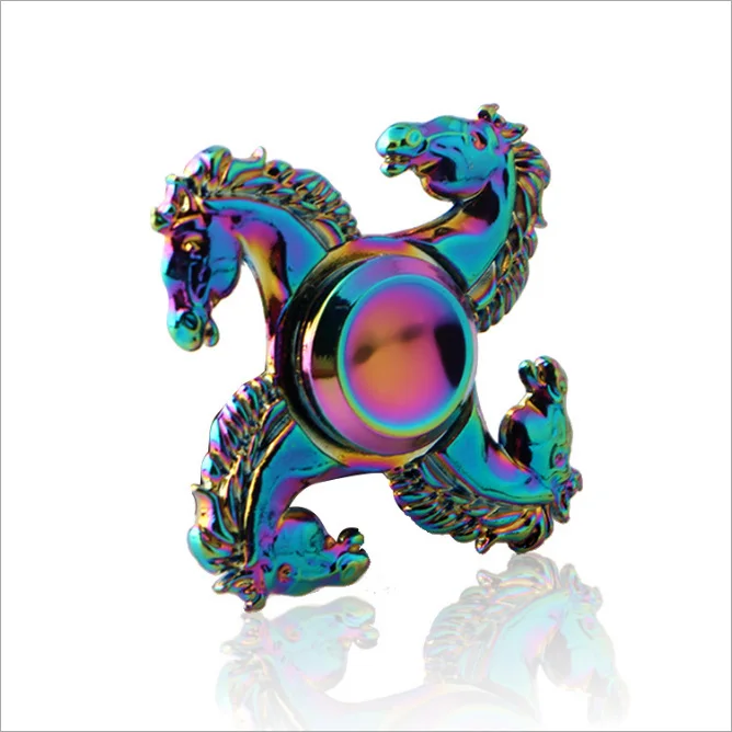 Новинка года Радуга рука Spinner handspinner Непоседа Игрушечные лошадки Наруто цинковый сплав Deak Игрушечные лошадки анти-стресс дети Рождество Игрушечные лошадки для детей