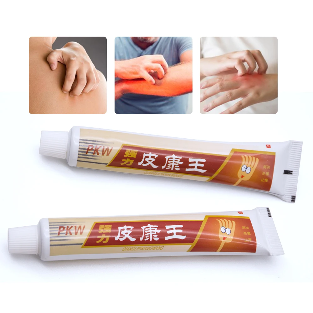 1 шт. Китайский травяной псориаз мазь Антибактериальный крем для Pruritus Eczema