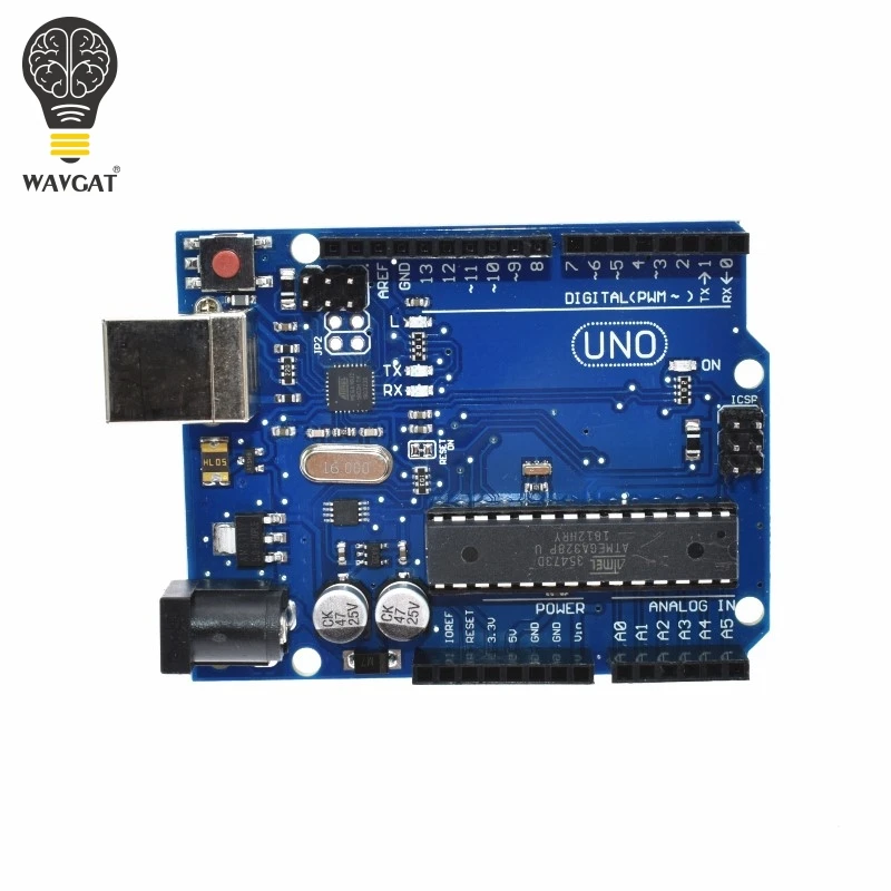 WAVGAT умная электроника UNO R3 MEGA328P ATMEGA16U2 макетная плата без кабеля USB Стартовый Набор