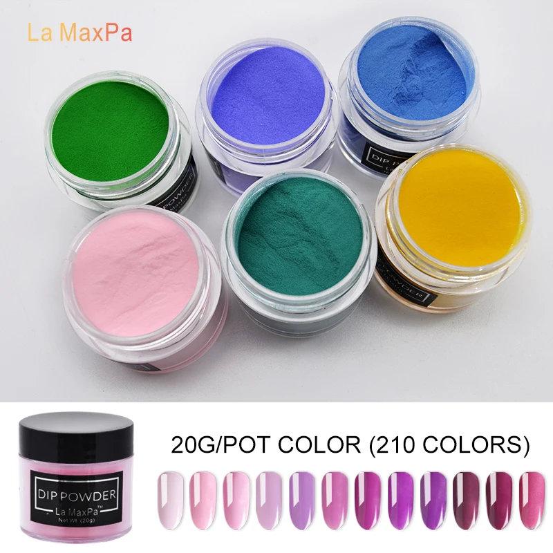 Порошок для погружения ногтей без лампы 20 г/кор. порошок естественным воздухом