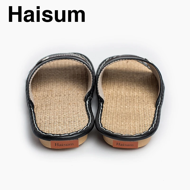 Вьетнамки; Лидер продаж; zapatos hombre; Новинка года; мужские летние Нескользящие тапочки из овечьей кожи; домашние тапочки на деревянном полу; Tb010