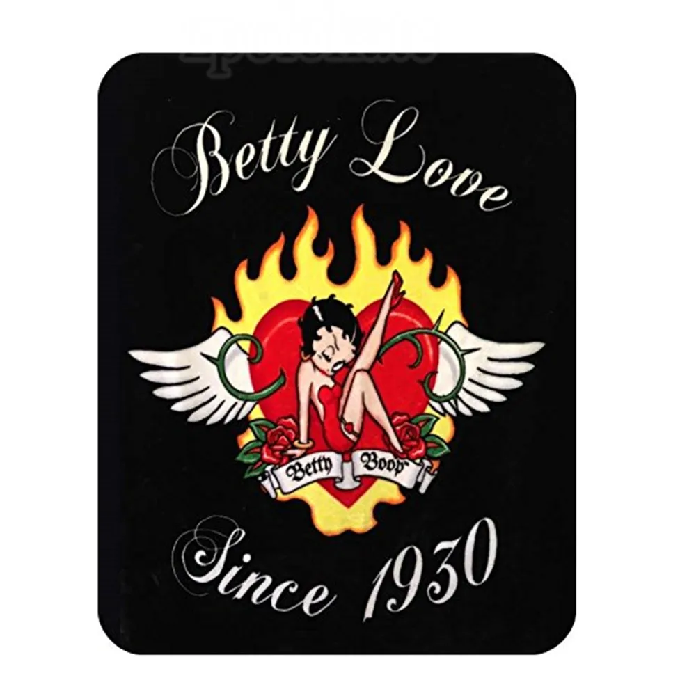 Betty Boop Винтаж искусственный мех одеяло для кровати размера queen size|Одеяла| |