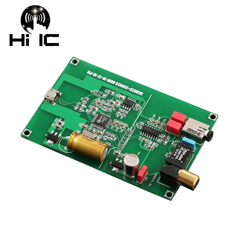 SA9023 + ES9023 USB DAC внешний декодер звуковая карта усилитель для наушников к SPDIF ies