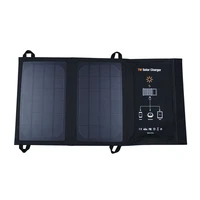 wama 7w portable waterproof 5v solar panels usb ports charger power bank